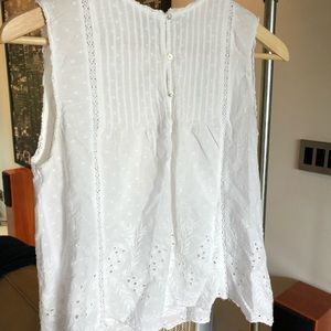 White lace Zara tank top!